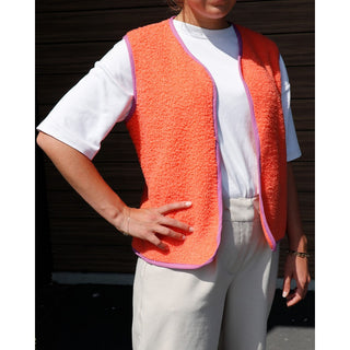 Teddy met fleece - roze (geen solden)