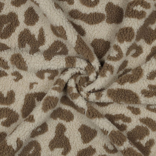 Teddy - leopard - beige