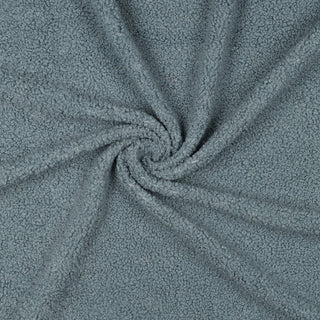 Teddy - effen - grijsblauw