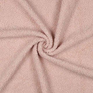 Teddy - effen - lichtroze