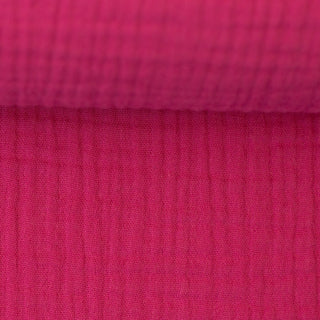 Double gauze - fuchsia