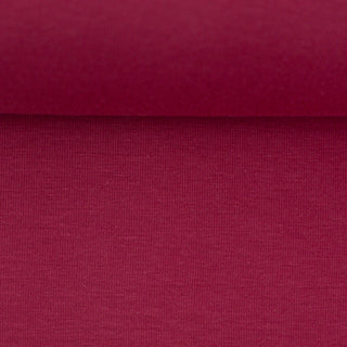 Katoentricot - donkerfuchsia - Swafing