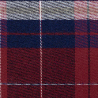Flanel - ruiten - bordeaux - Swafing
