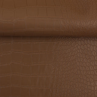 Leer - croco - lichtbruin - Swafing