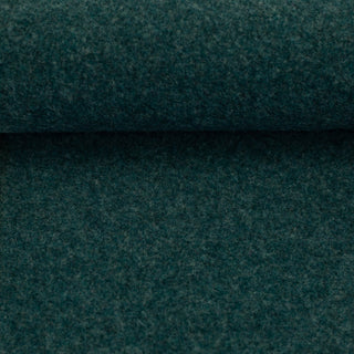 100% Merinofleece - donkergroen - Swafing