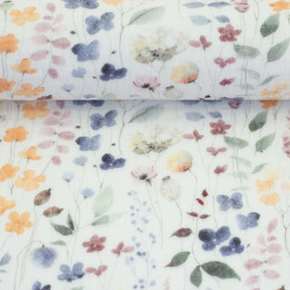 Double gauze - bloemenweide - aquarel - Swafing