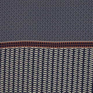 Viscose - geblokt - blauw - Swafing