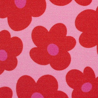 Viscosetricot - happy flowers - Swafing