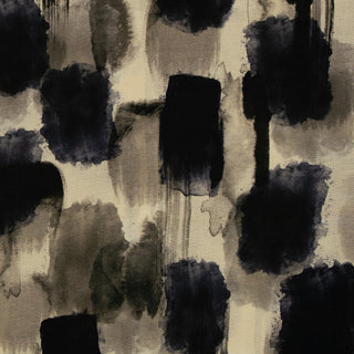 Linnenmix - abstract - blauw en greige - Swafing