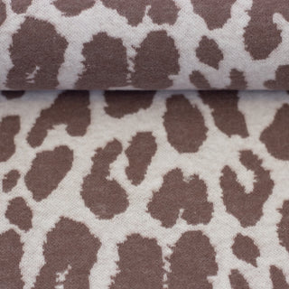 Soft knit - leopard - bruin
