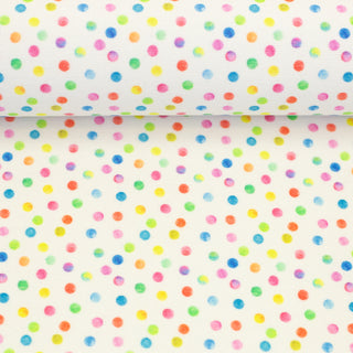 Geplastificeerd katoen - confetti - Swafing