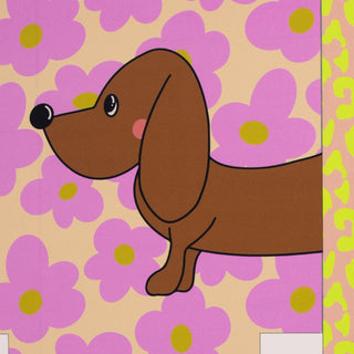 Paneel in canvas - teckel - Swafing