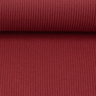 Fijne rib knit - zachtrood - Swafing