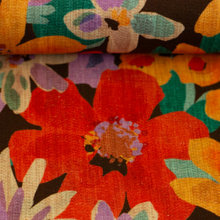 Linnenmix - bloemen - sunset- Swafing
