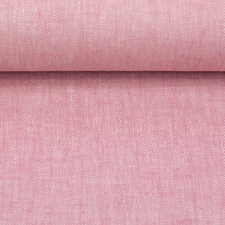 Linnenmix - visgraat - lichtroze - Swafing