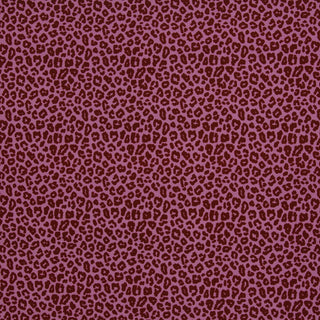 Katoentricot - leopard - paars - Swafing
