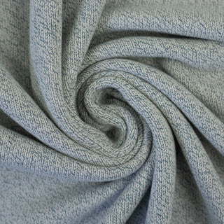 Sweater Knit - gemêleerd - petrol - Swafing