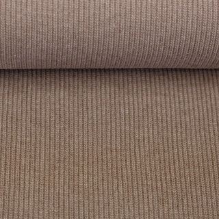 Fijne rib knit - bruin - Swafing