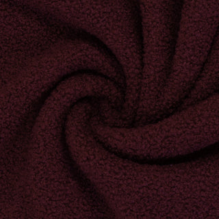 Teddy met fleece - bordeaux - Swafing