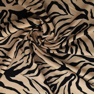 Viscose - zebra - beige
