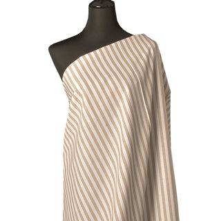 Linnenmix - gestreept - beige