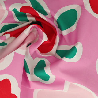 Popeline - bloemen in marimekko-stijl