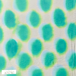 Crinkleviscose - happy dots - groen - À La Ville