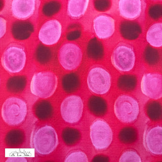 Crinkleviscose - happy dots - fuchsia - À La Ville