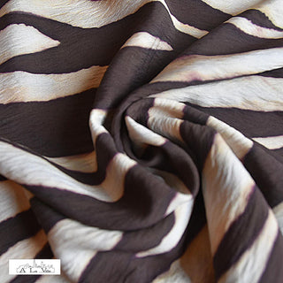 Crinkleviscose - zebra - À La Ville