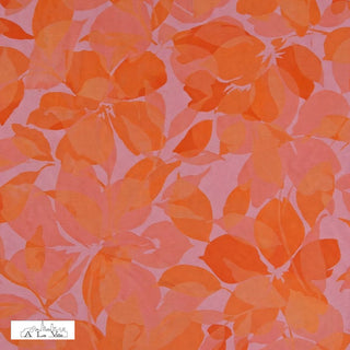 Crinkleviscose - botanisch - oranje - À La Ville