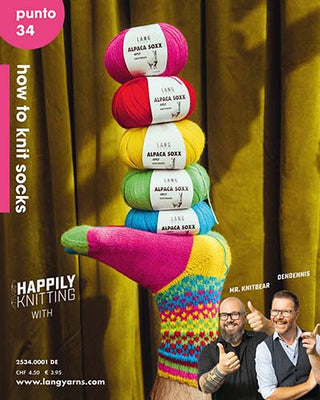 Lang - Punto 34 - How to knit socks