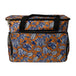 bloemen - oranje en blauw