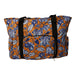 bloemen - oranje en blauw