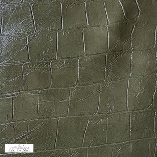 Leer - croco - khaki - À La Ville