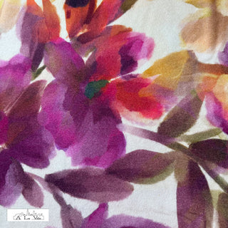 Soft knit - gebloemd - geel - À La Ville