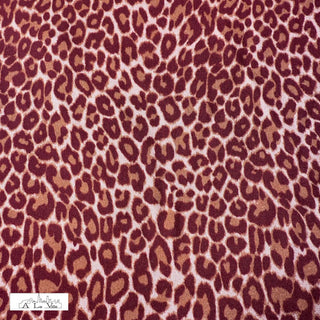 Viscose - leopard - roest -  À La Ville