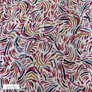 Viscose - roze en blauw - À La Ville