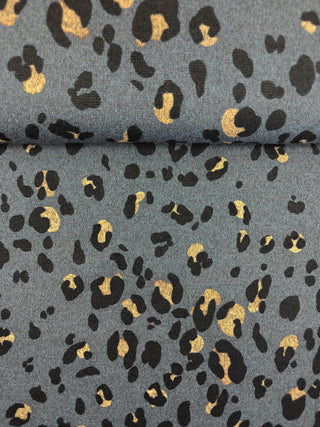 Soft knit - leopard - grijsblauw - À La Ville