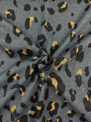 Soft knit - leopard - grijsblauw - À La Ville
