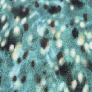 Soft knit - cloudy dots - turquoise - À La Ville