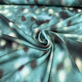 Soft knit - cloudy dots - turquoise - À La Ville