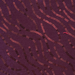 Soft knit - pailletten - bordeaux - À La Ville