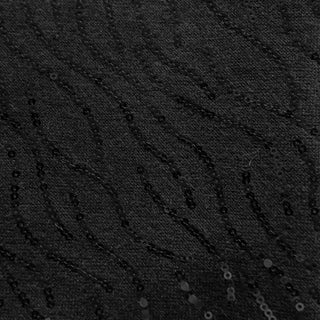 Soft knit - pailletten - zwart - À La Ville