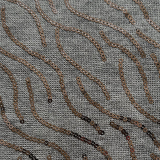 Soft knit - pailletten - grijs - À La Ville