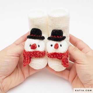 Sockirumi Kit - babykousen - sneeuwman