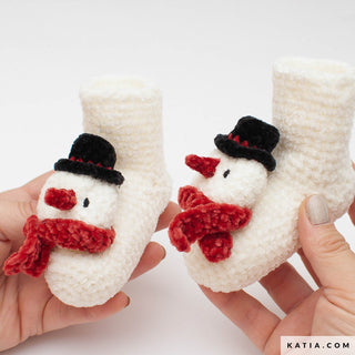 Sockirumi Kit - babykousen - sneeuwman