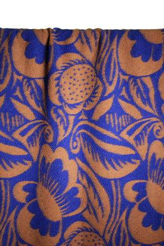 Wool Knit - bloemen - blauw - Atelier Jupe