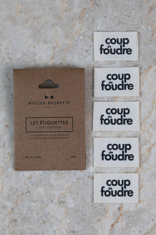 Naailabels - Coup De Foudre - Atelier Brunette