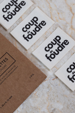 Naailabels - Coup De Foudre - Atelier Brunette