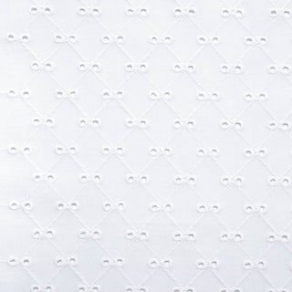 Broderie - ruitjes - wit - Katia Fabrics